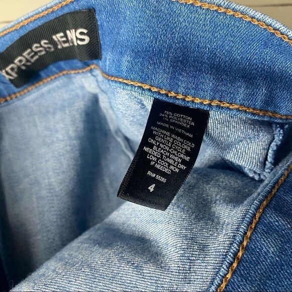 Express Jean mini  skirt size 4 - Picture 7 of 7